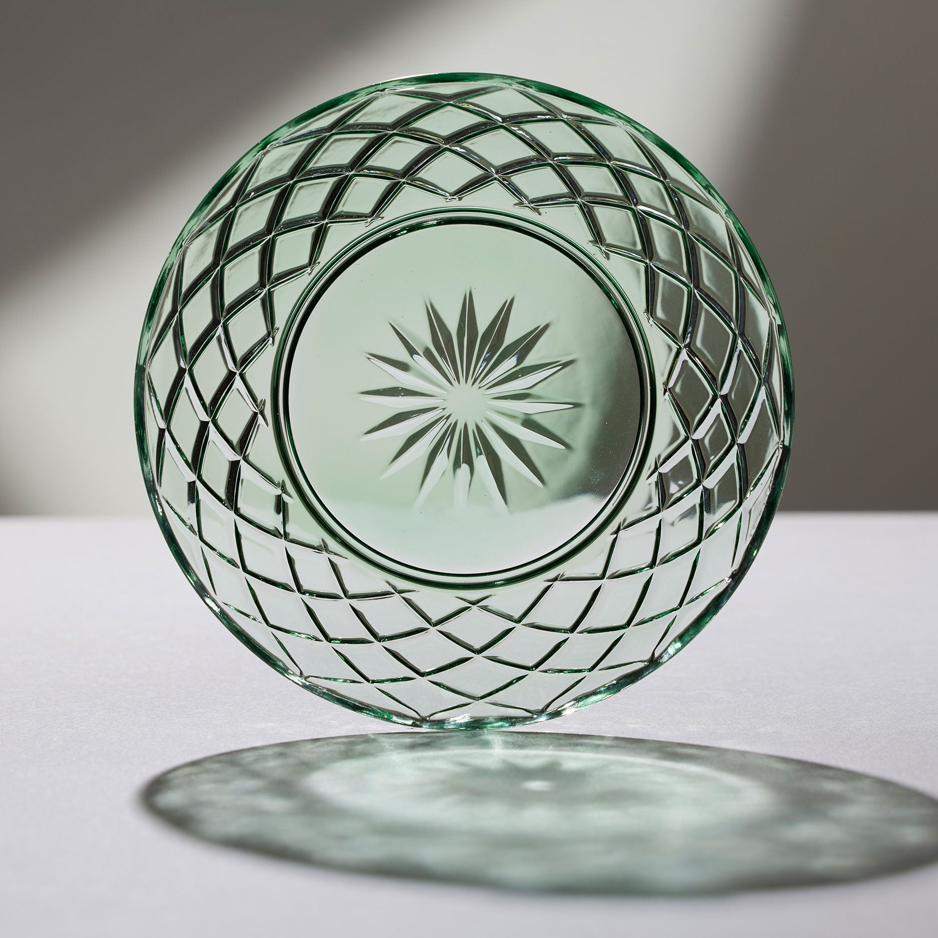 Sorrento glastallerken 4 stk grøn